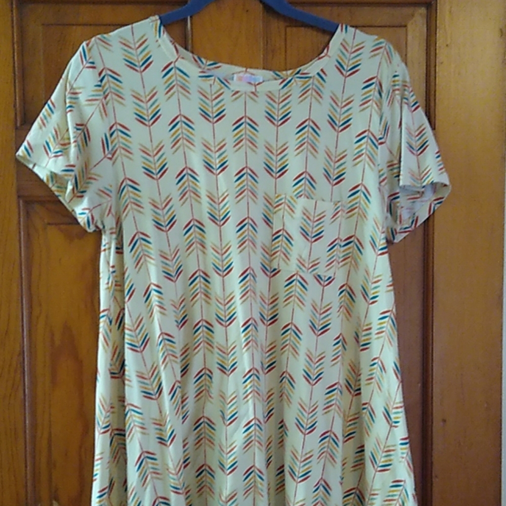 Lularoe Carly Dress High Low Hem